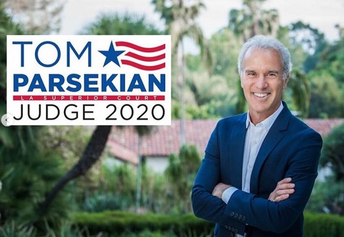 Lauren Parsekian father Thomas Parsekian ran for the Los Angeles Superior Court Judicial seat in 2020