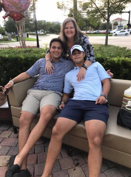 Lavatai with his mom Gina Toney Lavatai and brother