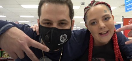 Lil Debby Toronto with her boyfriend
