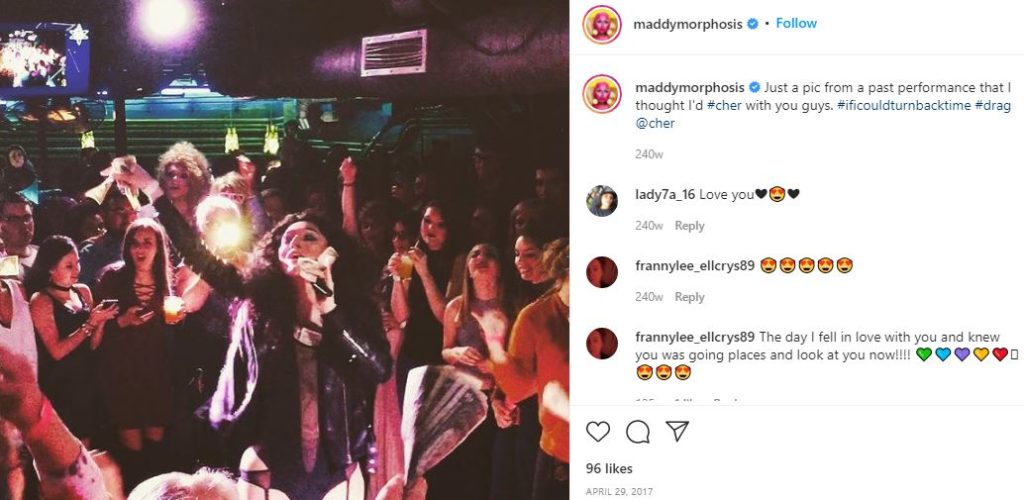 Maddy's first IG post