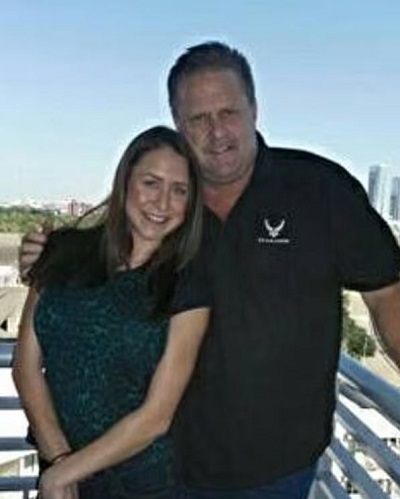 Maralee Nichols with her father