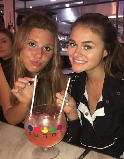 Megan with her cousin