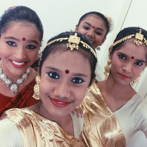 Nandita with her friends