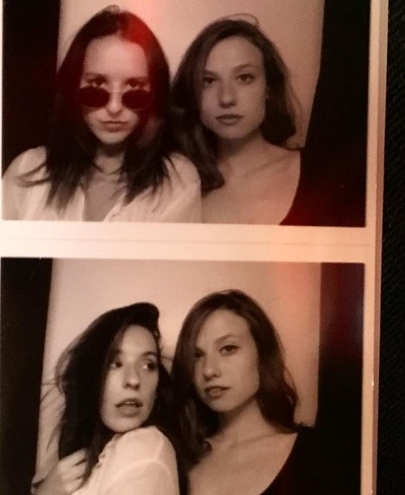 Natalie Cuomo with her sister