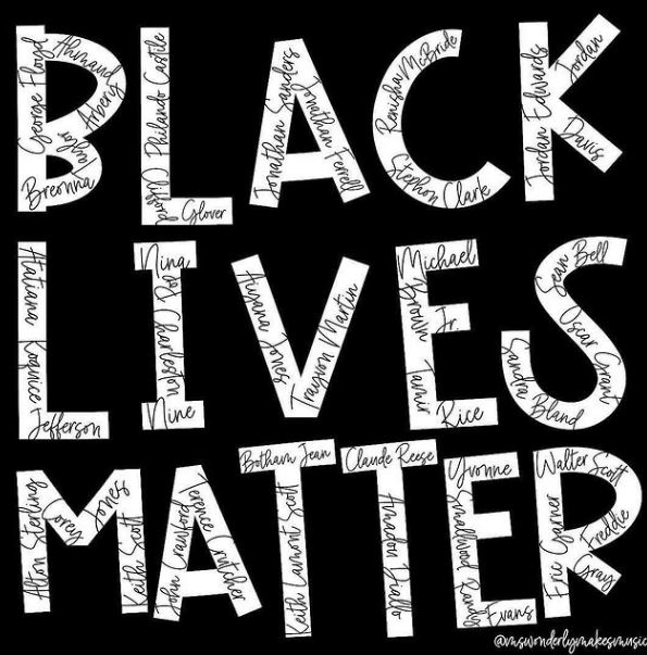 Nathaniel Curtis supports Black Live Matter movement