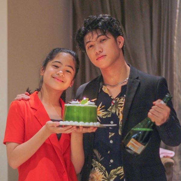Niana with her brother Ranz Kyle