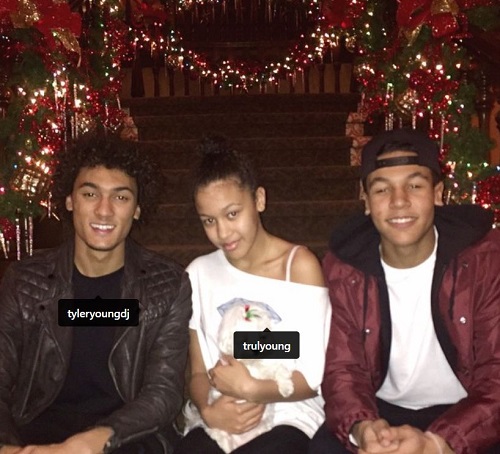 Nicole Young has two sons named Tyler Young & Truice and a daughter Truly Young