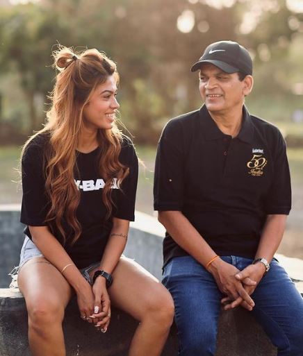 Nita Shilimkar with her father