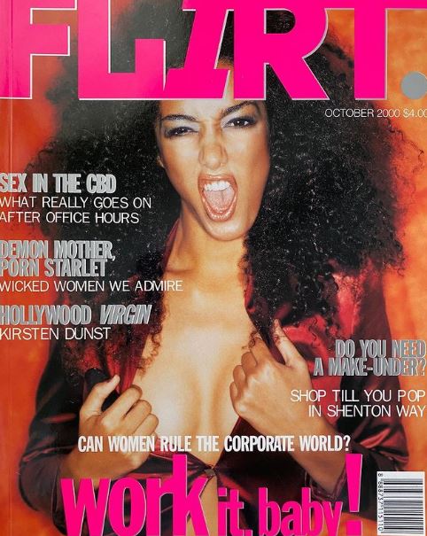 Noella Bergener appeared on the cover page of Flirt magazine