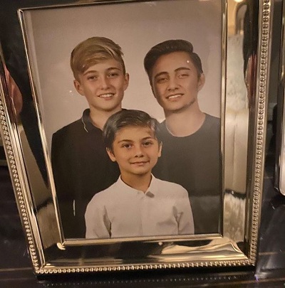 Orianne Cevey lives with her kids Nicholas Collins and Mathew Thomas Clemence