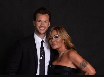 Orianne Cevey with her ex-husband Thomas Bates