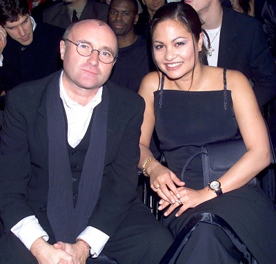 Orianne Cevey with her ex-spouse Philip David Charles Collins