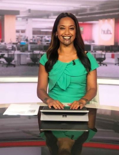 Oriini Kaipara is the first primetime news bulletin anchor with Māori face tattoo
