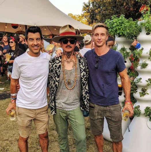 Pechenik with his friends