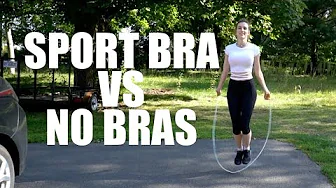 Piper Blush's viral video Sport Bra Vs No Bras