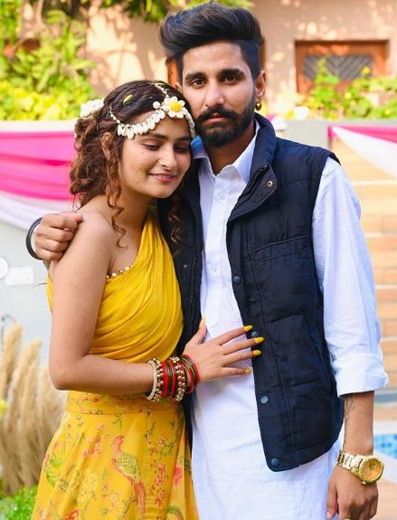 Prabh Kaur with her brother