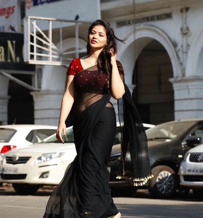 Priyanka Jawalkar loves to wear Indian attire saree