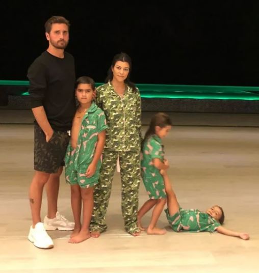 Reign Disick and his family members