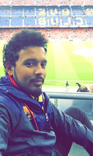 Rohan Shrestha likes to watch footbal matches