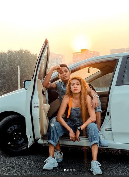 Rohit Zinjurke and his girlfriend Nita Shilimkar