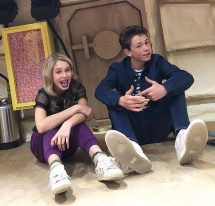 Ruby Rose Turner with her friend