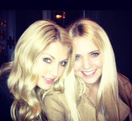 Savannah Labrant with her sister