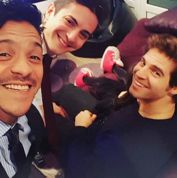 Sergio Arce with his brothers Alex Arce and Wagner Fabian