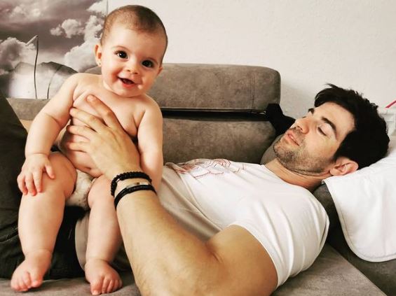Sergio with his daughter Mami de Dina
