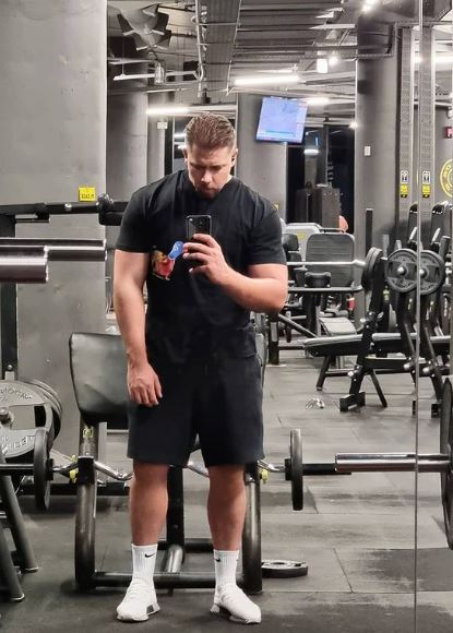 Shawn Rodriques goes to the gym regularly