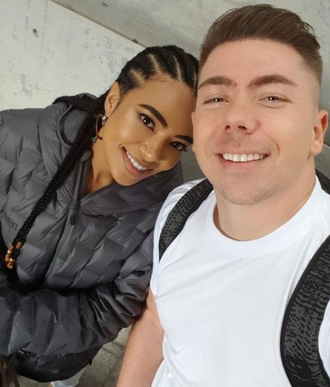 Shawn Rodriques with his wife