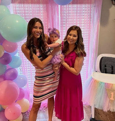 Shelby Miller with her sister Cassie Todd and niece