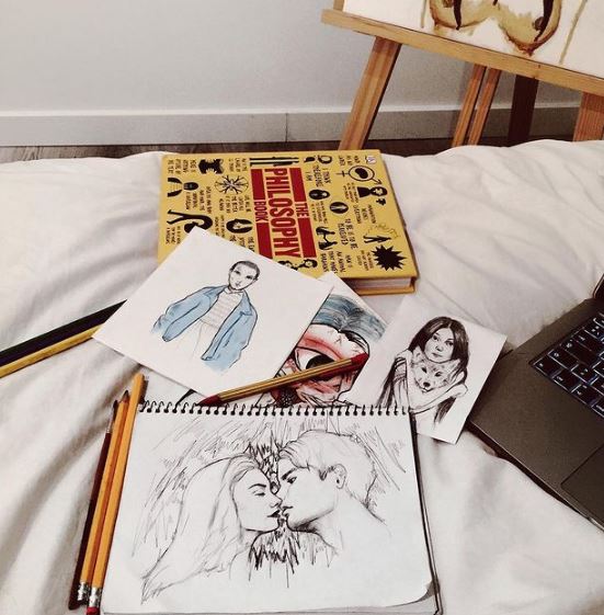 Sketches made by Kimberly