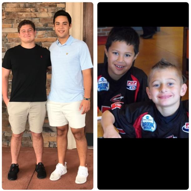 Tai Lavatai's old photo with his brother