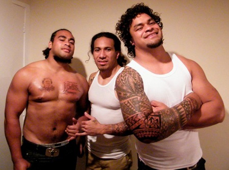 Taniela Moa family