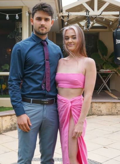 Tash Peterson with her boyfriend Jack Higgs