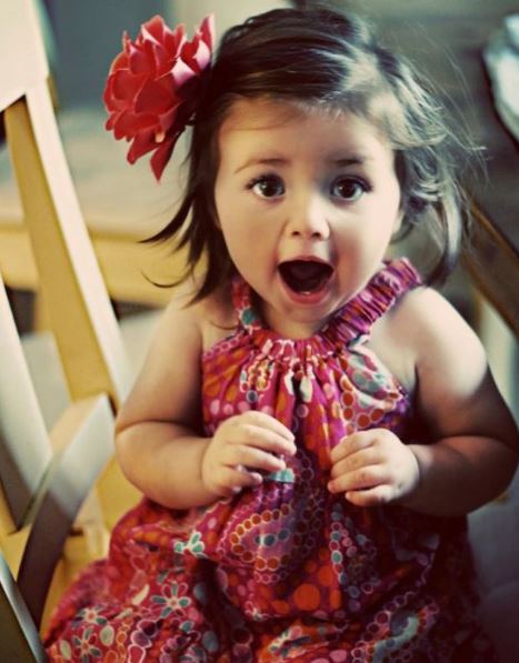 The childhood image of Gemma Brooke Allen