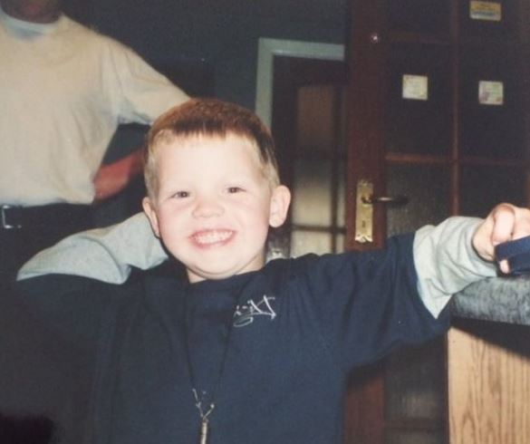 The childhood image of Ian Garry