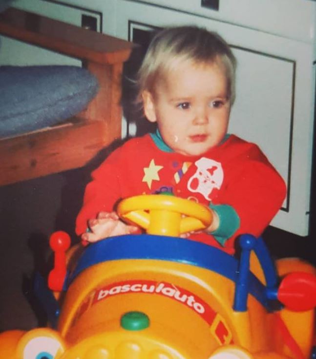 The childhood image of Pete Wicks