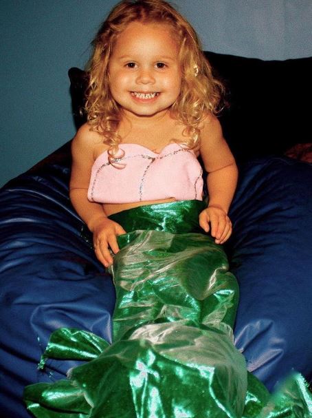 The childhood image of Ruby Rose Turner