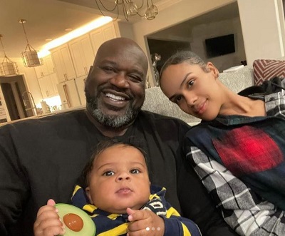 Tiara Renee with her boyfriend Shaq and kid