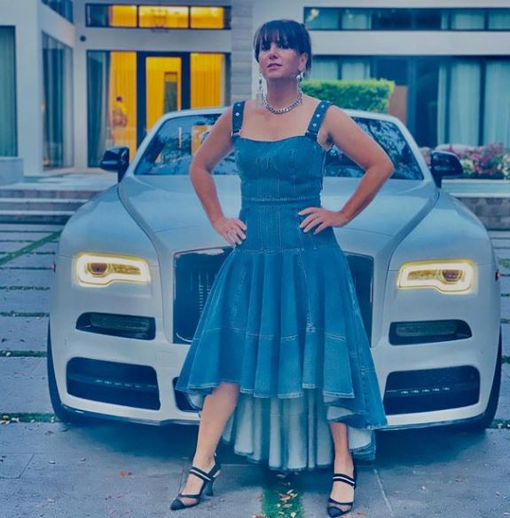 Tiffany Ortiz with her car
