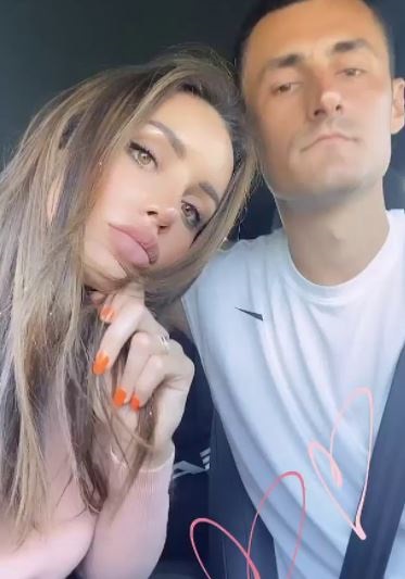 Vanessa Sierra with Bernard Tomic