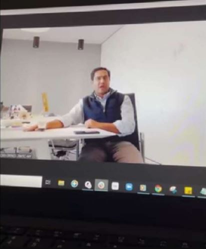 Vishal Garg Zoom video call