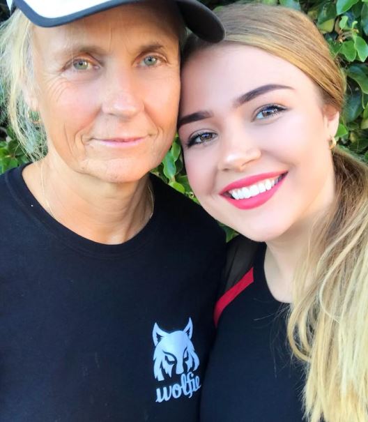 Wolfie and her mother