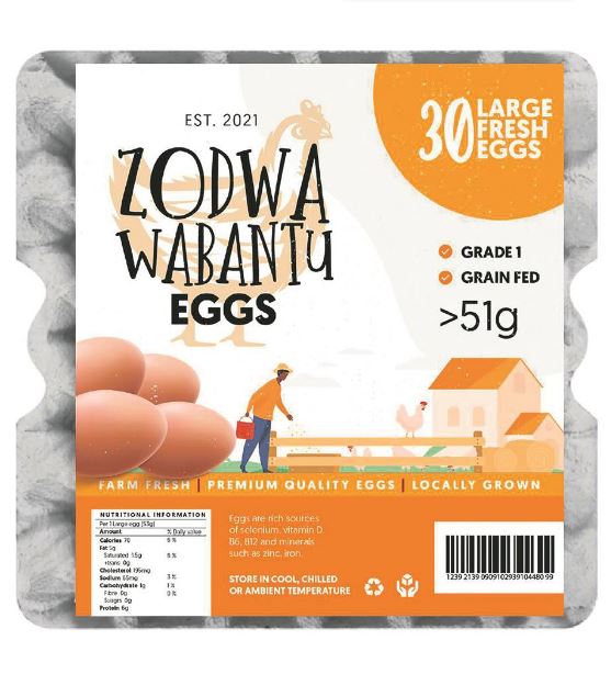 Zodwa Wabantu started her business of selling eggs