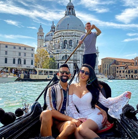 Laura G with her husband at Venice
