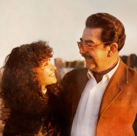 Amanda Miguel with her father