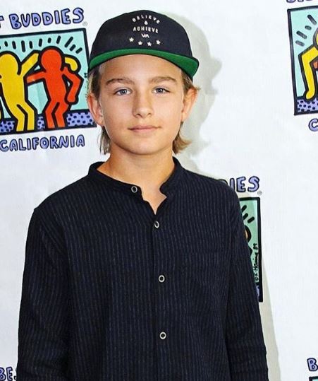 An old photo of Tait Blum