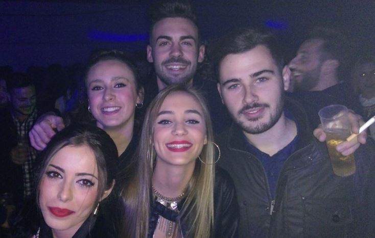 Ana with her friends