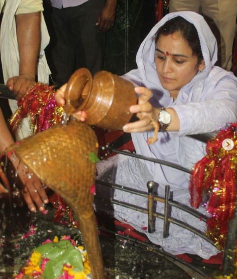 Aparna Yadav is a religious person